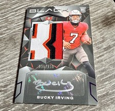 2024 Panini Black Bucky Irving RPA RC 3 Color Patch Auto 096/150 #226 BUCS