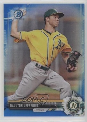 2017 Bowman Draft Chrome Blue Refractor 97/150 Daulton Jefferies #BDC-123 1u6