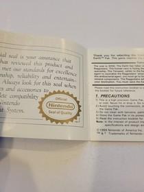 to the earth nes Manual
