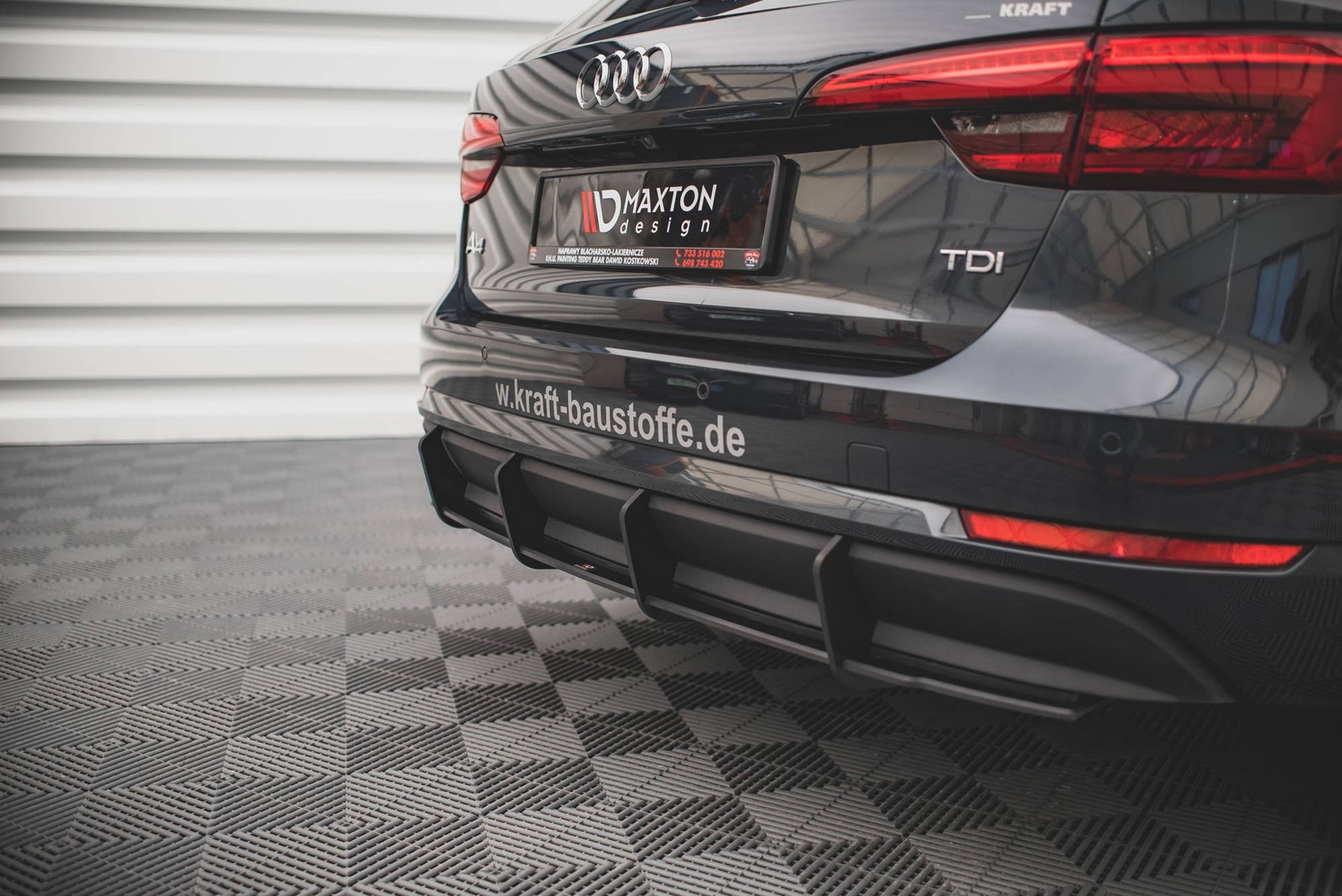 Diffuseur Arrière Audi A4 B9 Maxton Design Street Pro Finition Prestige - 3