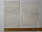 Civil War letter group officer 1st Artillery April 1861 Pennsylvania PA