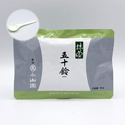 Marukyu Koyamaen Isuzu Uji Matcha Green Tea Powder 40g Bag with Measuring Spoon
