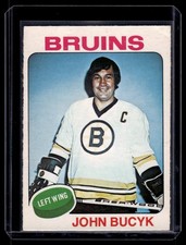 1975-76 O-Pee-Chee Hockey Johnny Bucyk #9