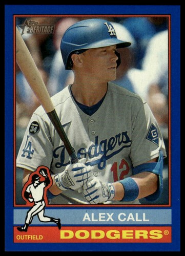 2025 Topps Heritage #577 Alex Call Dark Blue Border