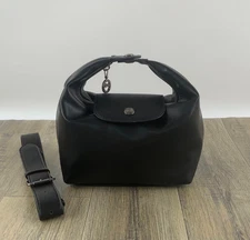 LONGCHAMP  Le Pliage Xtra XS Handbag Black Outlet - Leather from JAPAN NEW