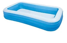 USEDNO RETAIL BOX Intex Giant Inflatable Rectangular Kiddie Pool 120inch X 72inc