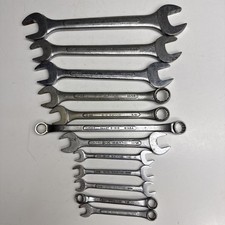 Lot Of 12 Mixed Sk Wayne Open End Box End Wrenches