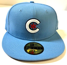 Chicago Cubs MLB NE 2021 City Connect ALT 1 Fitted Hat ~Sky Blue