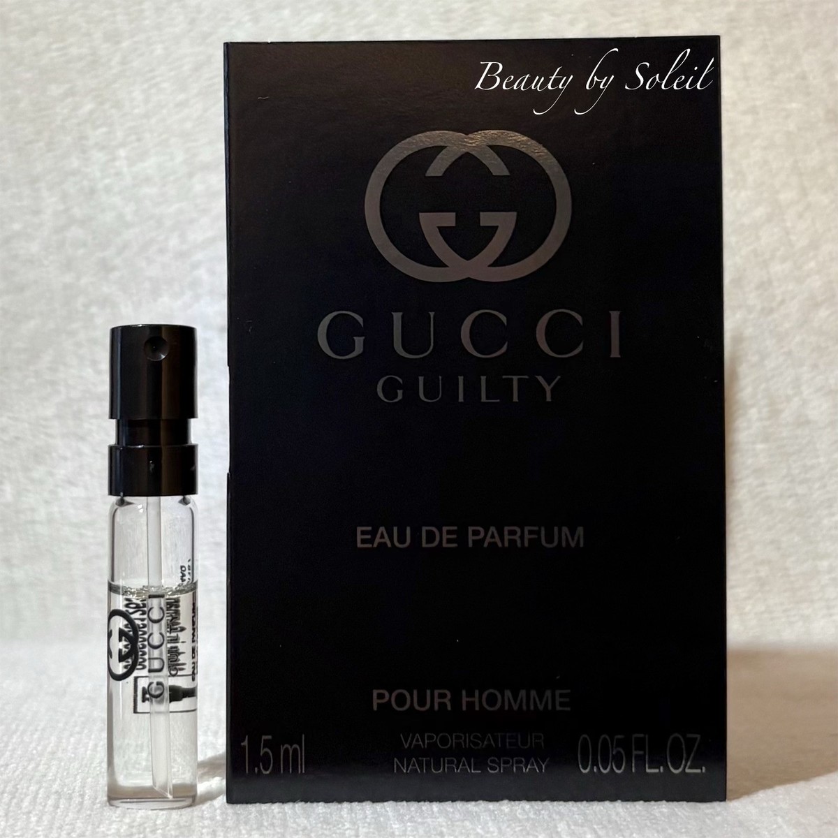Gucci Guilty Pour Homme Eau de Parfum EDP Sample Spray .05oz, 1.5