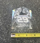 Vintage NASCAR Kevin Harvick #29 Crystal Pyramid Paperweight One Of Only 4808 — photo 1