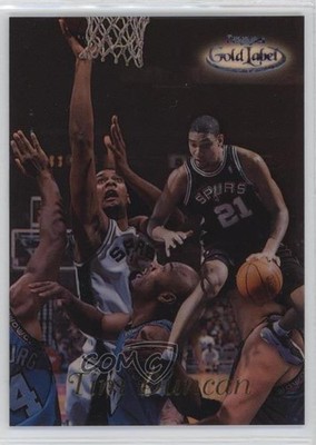 1998-99 Topps Gold Label Black Label Tim Duncan #GL7 HOF 0n09