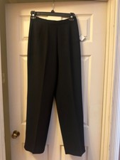 Kasper  Black Straight Legs Pants  Size 8  NWT  100 Polyester