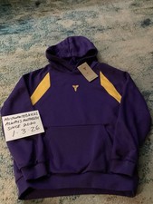 NWT Nike Kobe Therma-Fit Pull Over Hoodie Purple Yellow Boys Sz L FREE SHIP