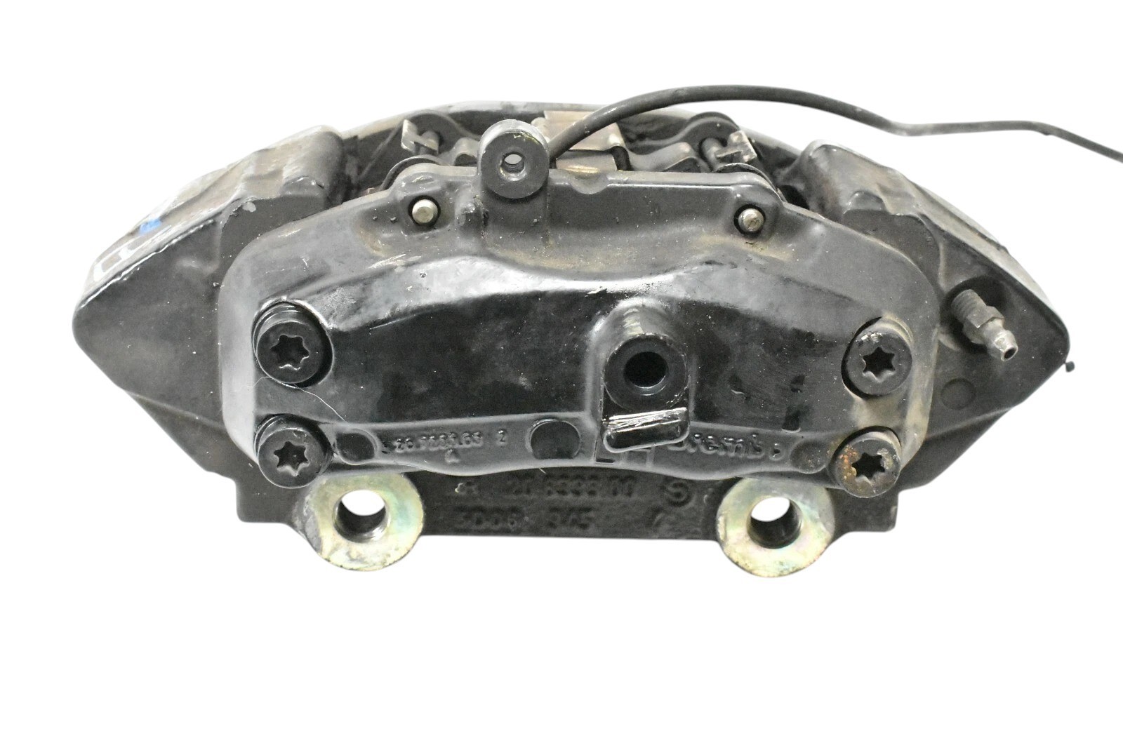 04-12 Maserati Quattroporte Front Left Driver Brake Caliper Black 20833300 OEM