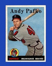 1958 Topps Set-Break #223 Andy Pafko NR-MINT *GMCARDS*
