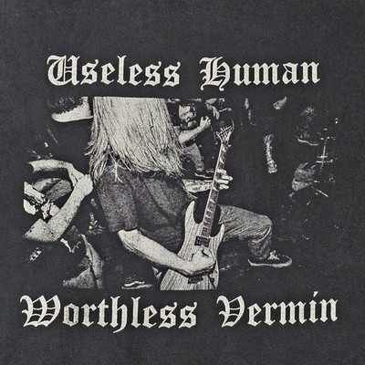 Full of Hell Shirt Mens Large Wrath Useless Human Worthless Vermin Hardcore Tee
