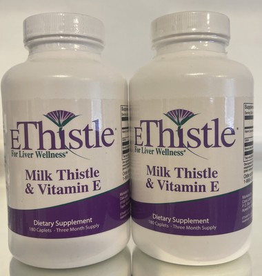 Liver Wellness Dietary Supplement, Milk Thistle & Vitamin E Liver Health( 2 Pack
