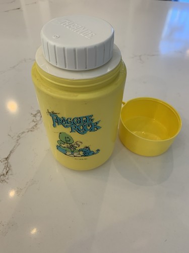 Vintage Fraggle Rock Thermos 1980’s Faded Paint Fair Condition 7” - Picture 5 of 12