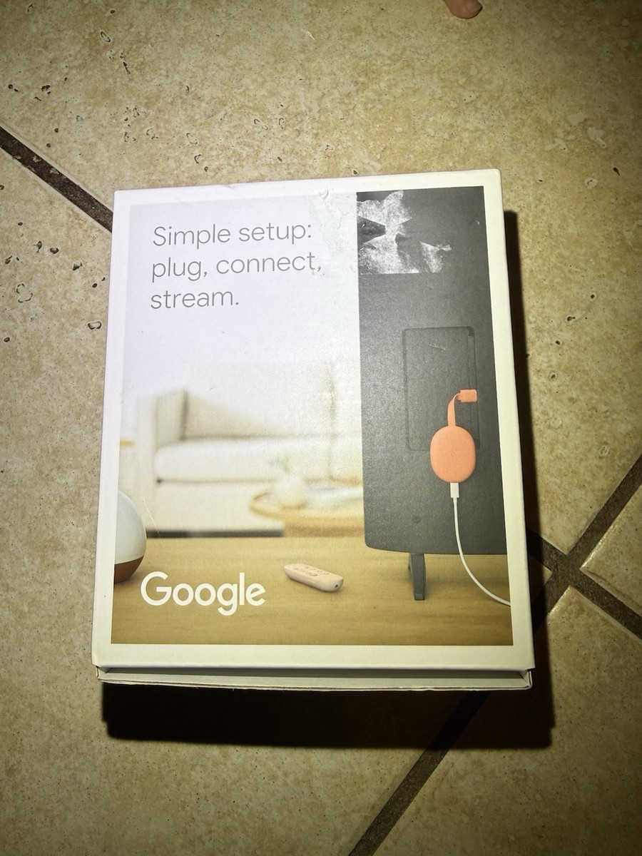 Google Chromecast with Google TV 4К Media Streamer- Sunrise
