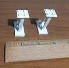 LEGO Support 2 x 4 x 5 Stanchion Inclined 5mm Wide Posts #4476b 2 PC Soccer Goal — photo 4
