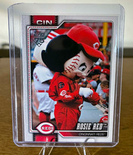 2026 Topps Series 1 #M-6 Rosie Red Cincinnati Reds Mascot Celebration