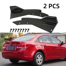 Glossy Black Rear Diffuser Bumper Splitter Spoiler Lip Kit For Chevrolet Cruze