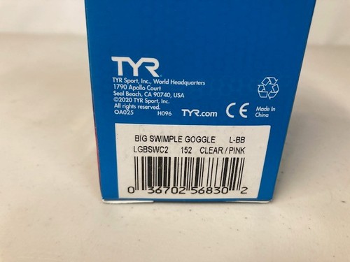 TYR Big Swimple Tie Dye Swim Googles Adult Size Small - Picture 5 of 5