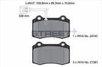 BremsbeläGe Ford C-MAX (DM2) 1.8 Bj. 02/07–09/10 Kw 92 PS 125 - Pagid Racing STR