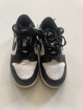 Nike Dunk Low Panda White Black Kids Size 1Y CW1588-100