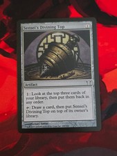 MTG Sticker EDH CEDH Sensei's Divining Top