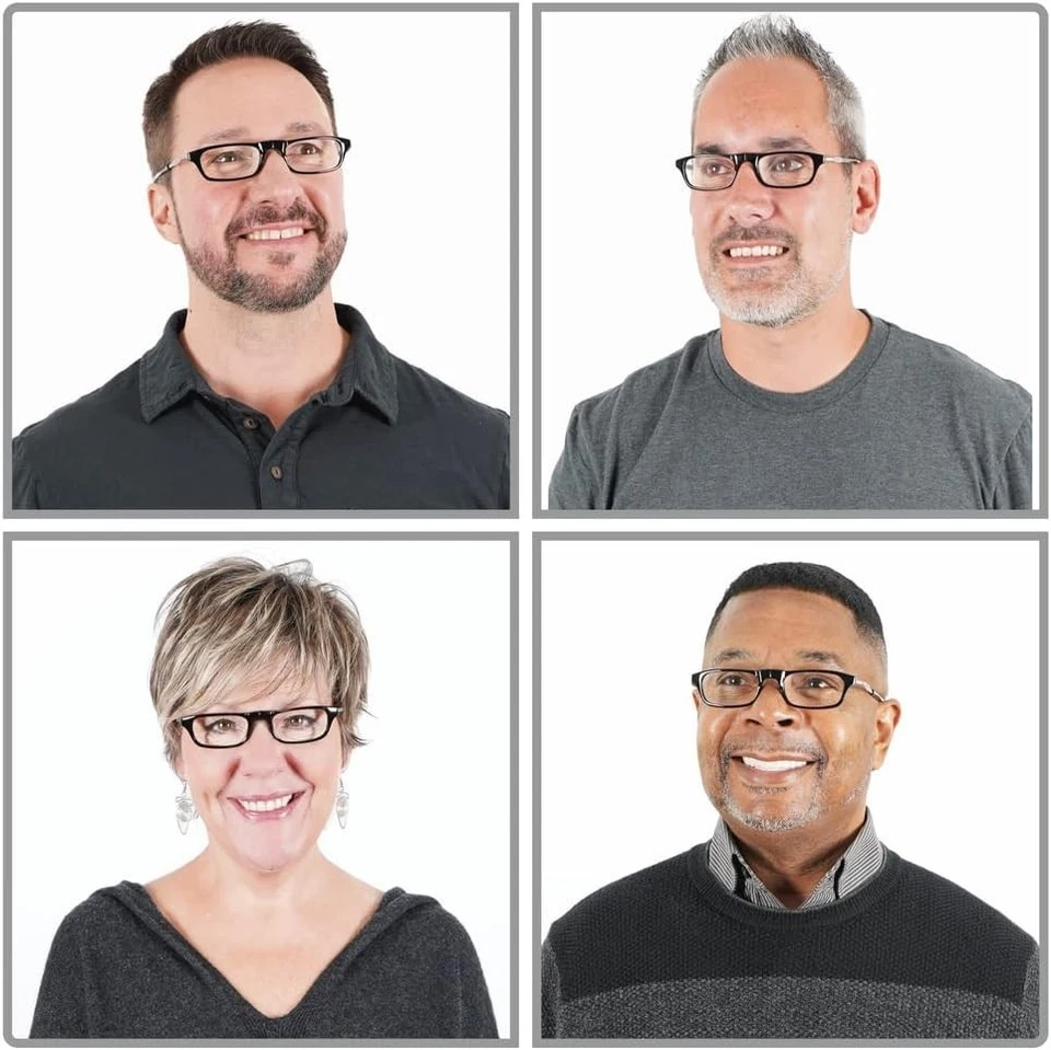 Clic Magnetic Reading Glasses for Men Women Computer Readers M-XL Black + 1.25 - Image 4 of 4