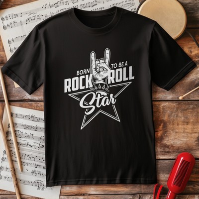Rock Roll Star T-shirt Unleash Music Rock Fan T-Shirt UK