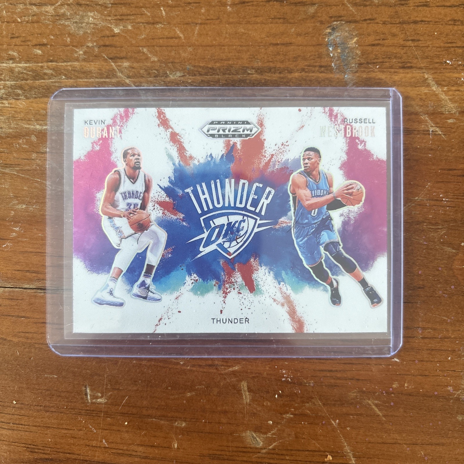 2024 Panini Prizm Black Color Blast Duals Durant Westbrook #5 Case Hit (Reprint)
