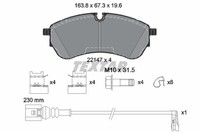 Textar Bremsbelagsatz Scheibenbremse Q+ 2214703 FüR Vw Multivan T7 Stm Stn Stc