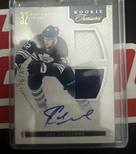 2011-12 Panini Rookie Anthology RC Auto Jersey Card /499 #158 Joe Colborne Leafs. rookie card picture