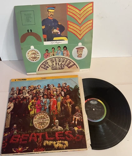 Lp Record 33 1/3 beatles/sgt peppers lonely hearts club #2653 capitol records