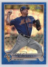 2022 Topps Chrome Logofractor Edition Blue Refractor /150 Max Scherzer #76 17wc