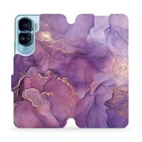 HandyhüLle Mit Klappe FüR Honor 90 Lite Mobiwear Case Cover Schutz HüLle Violett