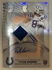 2025 Topps Chrome Tyler Warren Rookie PREM1ERE Patch Autographs (RAW)