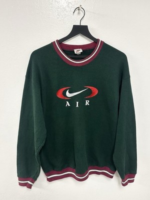 Vintage 90 s Nike Air Center Swoosh Crewneck Sweatshirt Size Large
