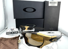 OAKLEY PIT BOSS II OO9137-03 ROOTBEER TUNGSTEN IRIDIUM POLARIZED SUNGLASSES 9.9