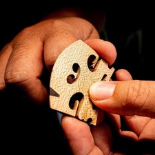 2Pcs violin bridge Flame maple sound quality Better luthier Repair Parts