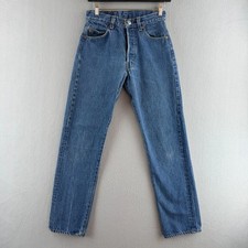 Vintage Levis Jeans Mens 29x32 (Fits 26x29) 501 Straight 80s Made in USA