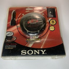 Vintage Sony CD Walkman Portable Disc Player Car Ready D-EJ626CK New Sealed 2001
