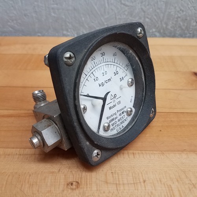 #ad Mid West Instrument 120SA 10 00 Working Pressure Gauge 6000psi 40MPa Body 316SS $34.19
