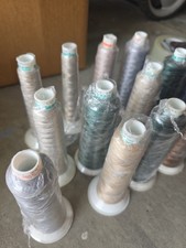 Madeira Rayon Embroidery Thread - Lot Of 14 New And Used Cones