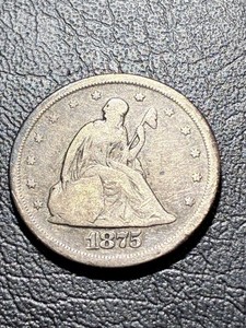 1875 s twenty cent piece
