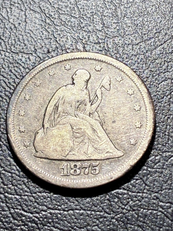 1875 s twenty cent piece