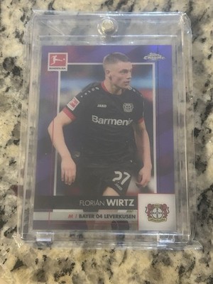 2020-21 Topps Chrome Bundesliga - Florian Wirtz #64 Purple Refractor /299 (RC)
