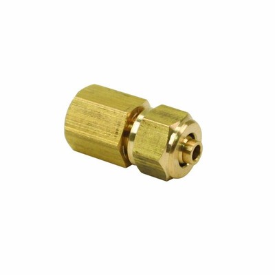 92837 Gold 1/4 Inch Male NPT To 1/4 Inch Compression Fitting Air Line